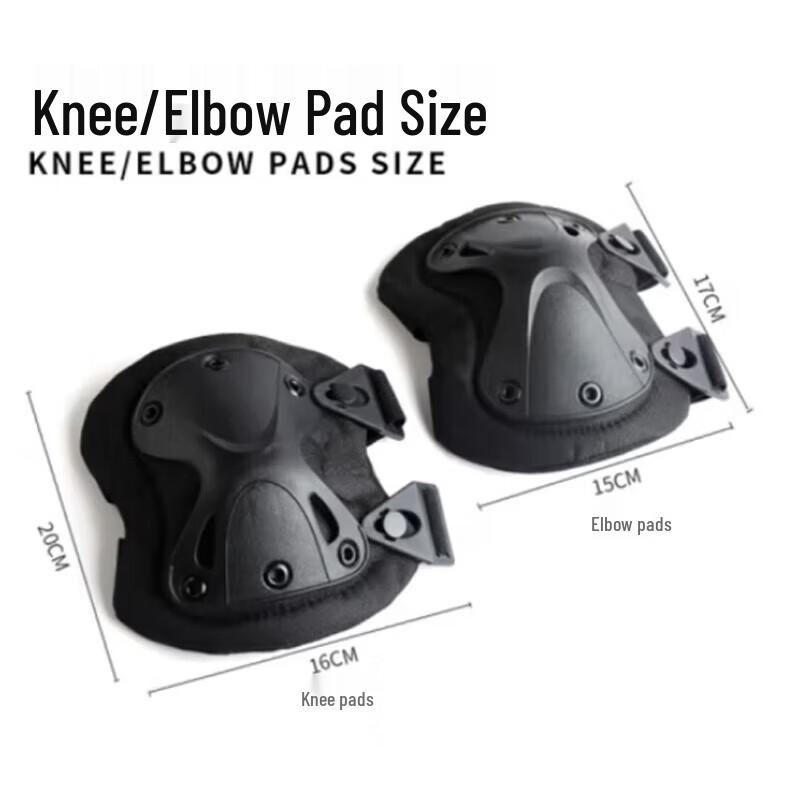 Tactical Outdoor Knee and Elbow Pad Set