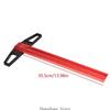 T-Square Ruler Aluminum Carpenter EdgesLine Hole Marking Guiding Measuring Tools 3XUF