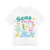 """Seas The Day" Ozeanliebhaber T-Shirt, Strandmode, Sommer Unisex Shirt, Geschenkidee"""