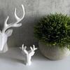 Large and Small Elk Ornaments Silicone Mold Wall Hanging Plaster Ornaments Christmas Elk Shaped Decorative Mold Home Decoration
