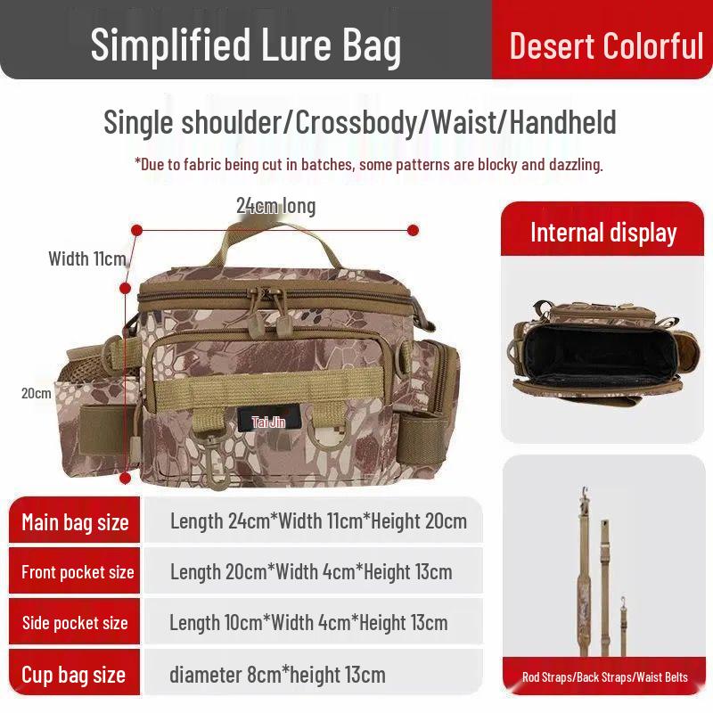 Multi-functional Waterproof Fishing Gear Storage Waist Pack