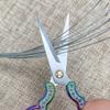 Vintage Stainless Steel Paper-cut Embroidery Scissors Multicolor DIY Handmade Thread Fabric Scissors