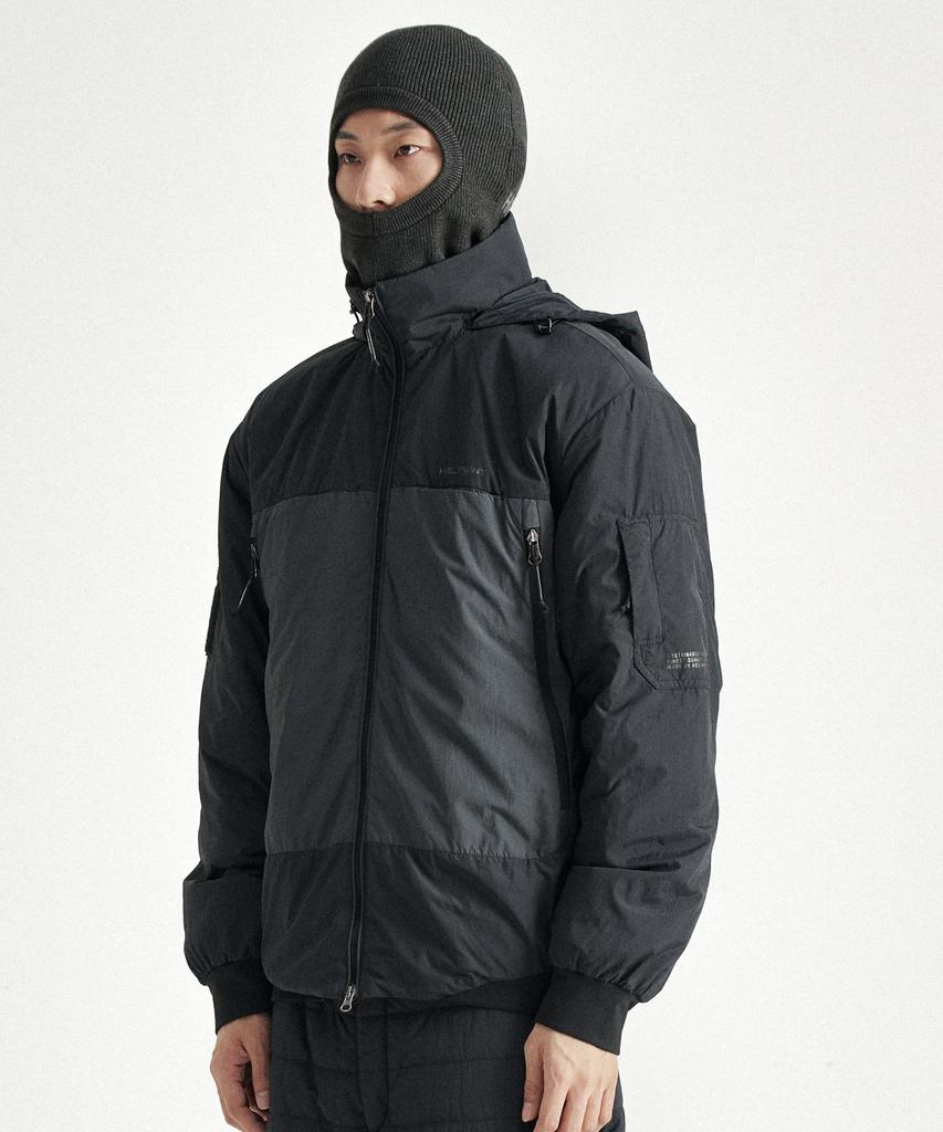 Helement Protection Hooded Padded Jacket (Black)