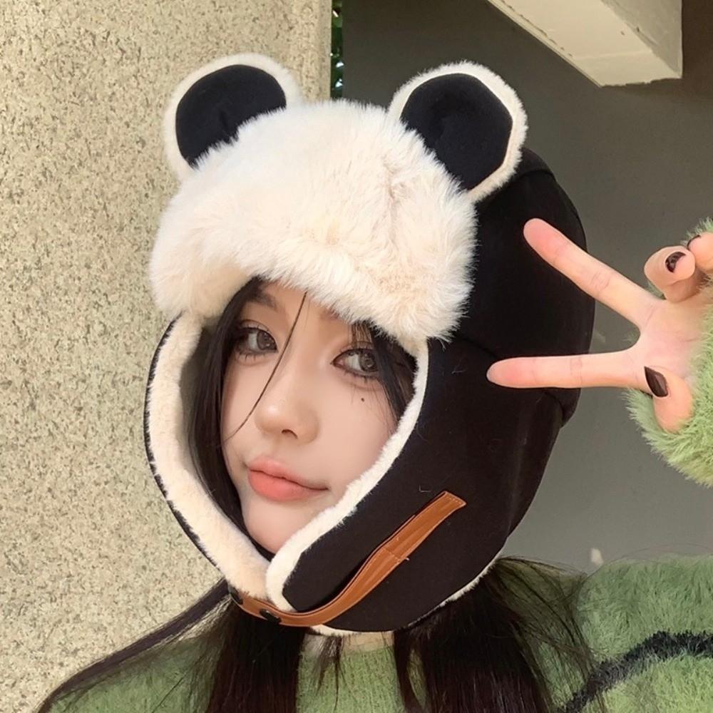 Thickened Earflap Hat Cute Ears Ear Protection Cap High Quality Warm Hat Winter