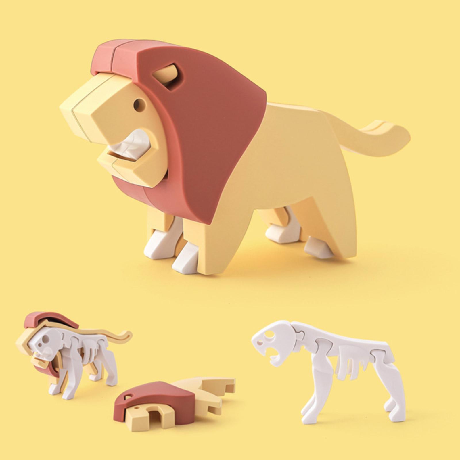 Серия «Луга» Детская развивающая, стимулирующая мозг, развивающая мелкую моторику, магнитный конструктор One Size жёлтый