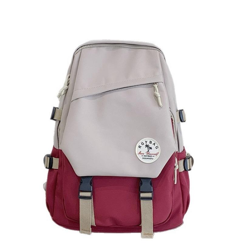 College Style College Student Schoolbag New Commuter Versatile Leisure Large Capacity Travel Backpack