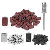 210pcs Professional Manicure Pedicure Sanding Bands Nail Drill Bits 80# 120# 180# Grit