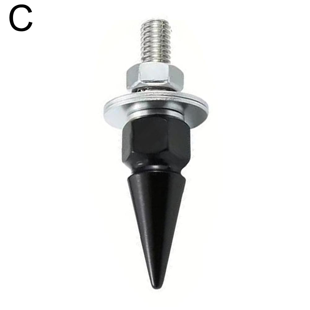 for M6 License Plate Mounting Screws Threaded Pointed Car Threaded Pointed Alloy Fasteners Aluminum Gasket Universal Styling