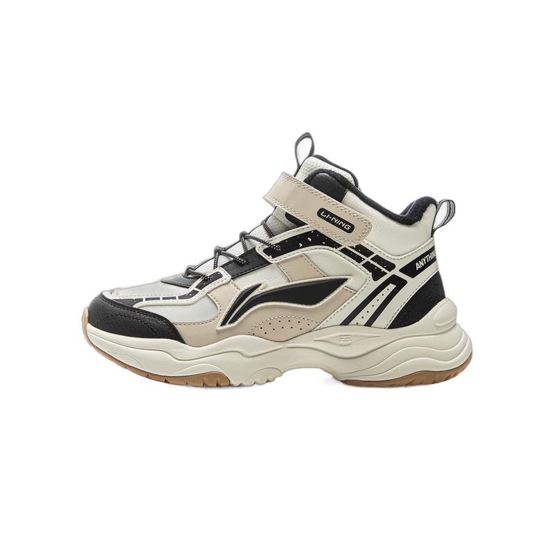 Li-Ning YKCU224 Youth Reflective Mid-Top Casual Sport Shoes