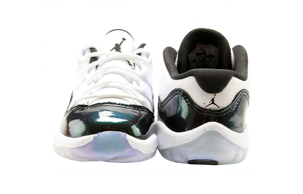 Kids' Sneakers Jordan 11 Retro Low Iridescent (TD) White/Black-Emerald Rise