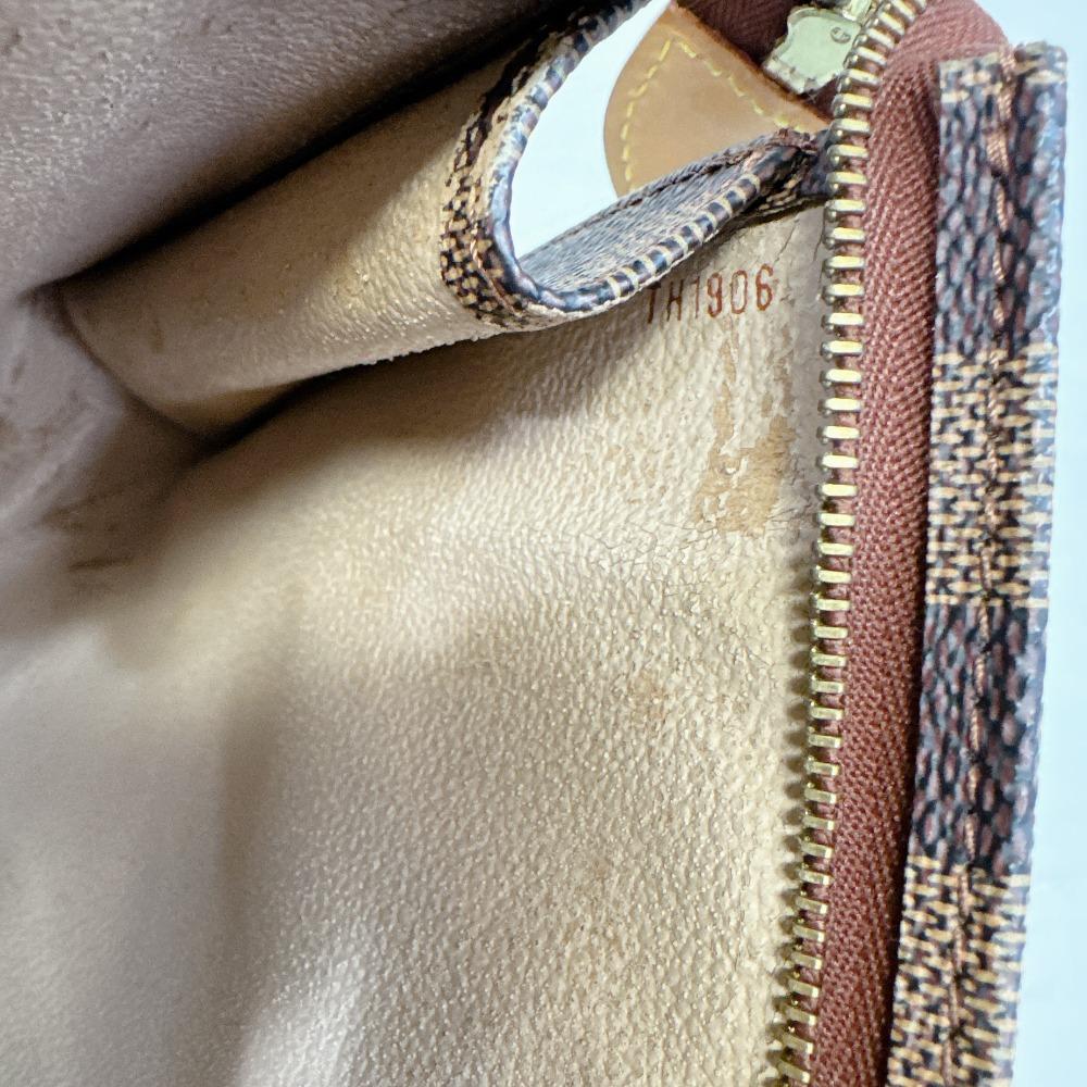 LOUIS VUITTON business bag Cosmetics Pouch Damier PVC coated canvas Poche Toilette 26 Limited Edition Clutch bag Brown PVC coated canvas Used
