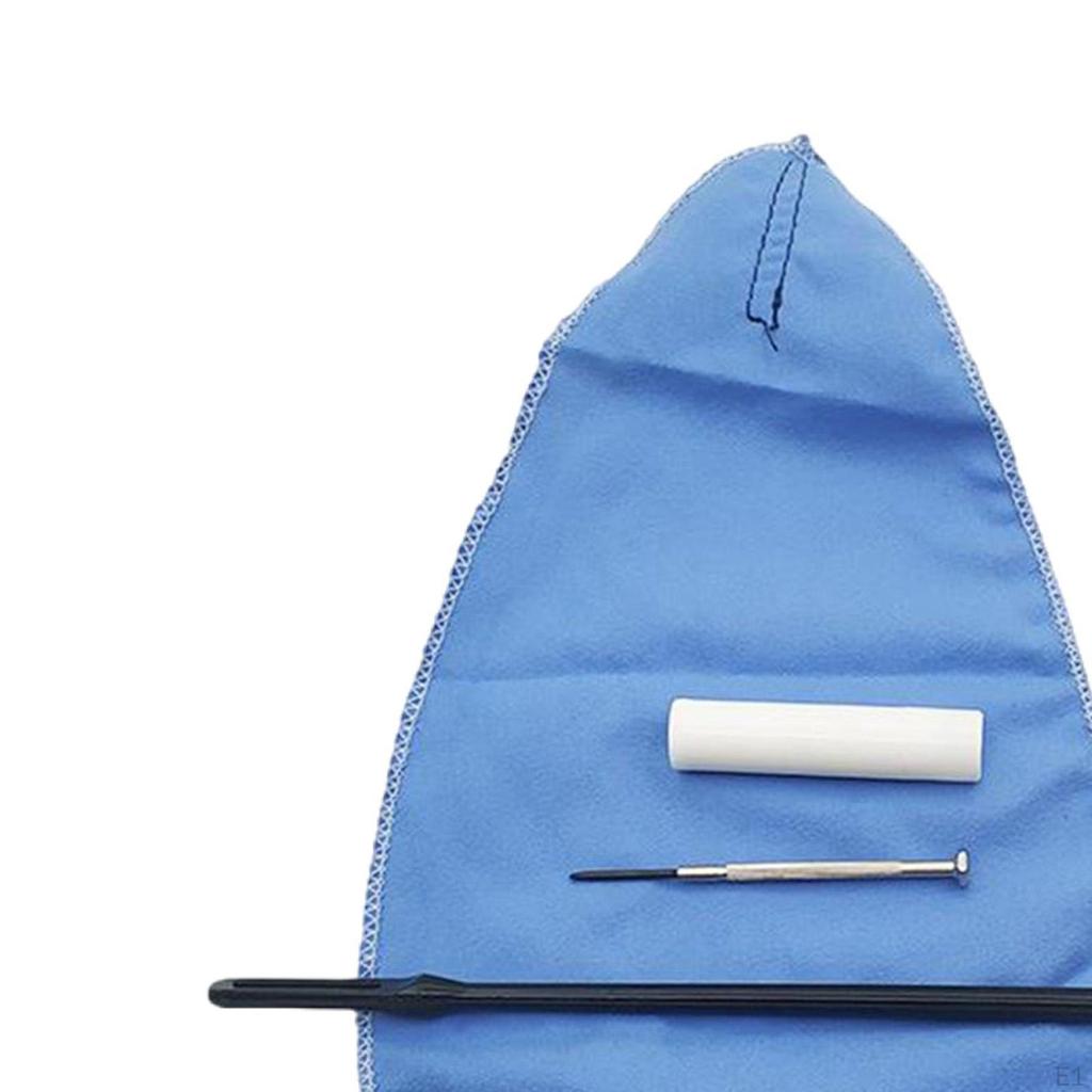 Flute Cleaning Set Cloth Supplies Care Accessories Tool Music Instrument