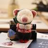 Kreative Cartoon Schwein Puppe Plüschtier Puppe Niedlicher Kleiner Schwein Anhänger Mini Puppe Taschenanhänger Dekoration