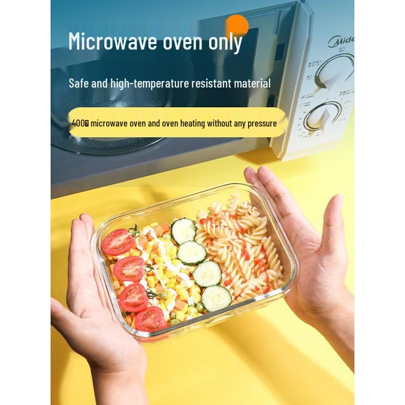 Microwaveable Glass Lunch Box with Lid
