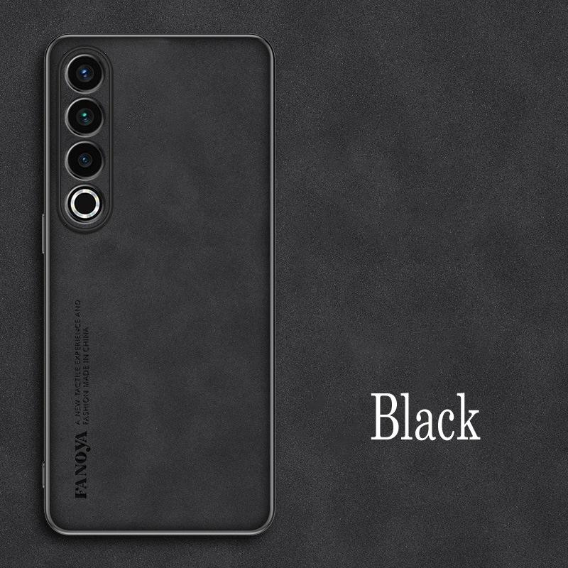 For Meizu 21 Pro Meizu21 Luxury Sheepskin Leather Shockproof Silicone Case For Meizu 21 Note 20 Pro Phone Case Cover Coque