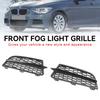 2PCS Front Bumper Fog Light Cover Bezel Grill Grille Fit BMW F20 F21 2011-2015 M