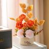 Artificial Flower Home Tableware, Decorative Flower Pieces For The Dining Table, Flower Arrangement Ornaments For Home Decoration