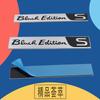 3D Auto Styling Black Edition S für Auto Motorhaube Kotflügel Kofferraum Heckklappe Namensschild Aufkleber Emblem Abzeichen Aufkleber