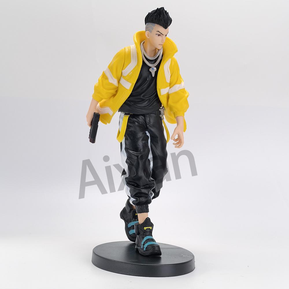 Aixlan David Martinez Rebecca Action Figure in PVC Cyberpunk Edgerunners Figura Anime Modello da Collezione Regalo di Natale Giocattolo Bambola