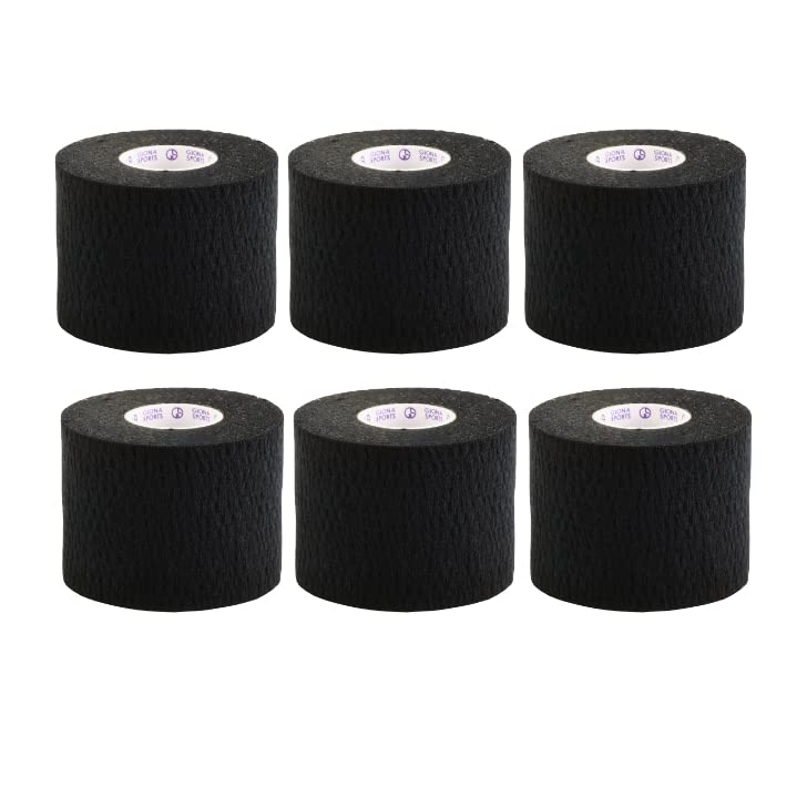 

Wapex Soft Elastic Tape Taping Width 50mm x Length 7m Black Re-adhesive (6 rolls)