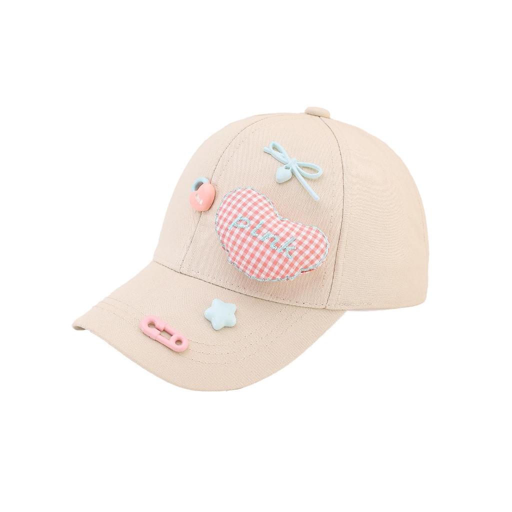 2025 Fashion Kids' Sun Protection Baseball Cap with Cartoon Duckbill Design for Spring & Autumn