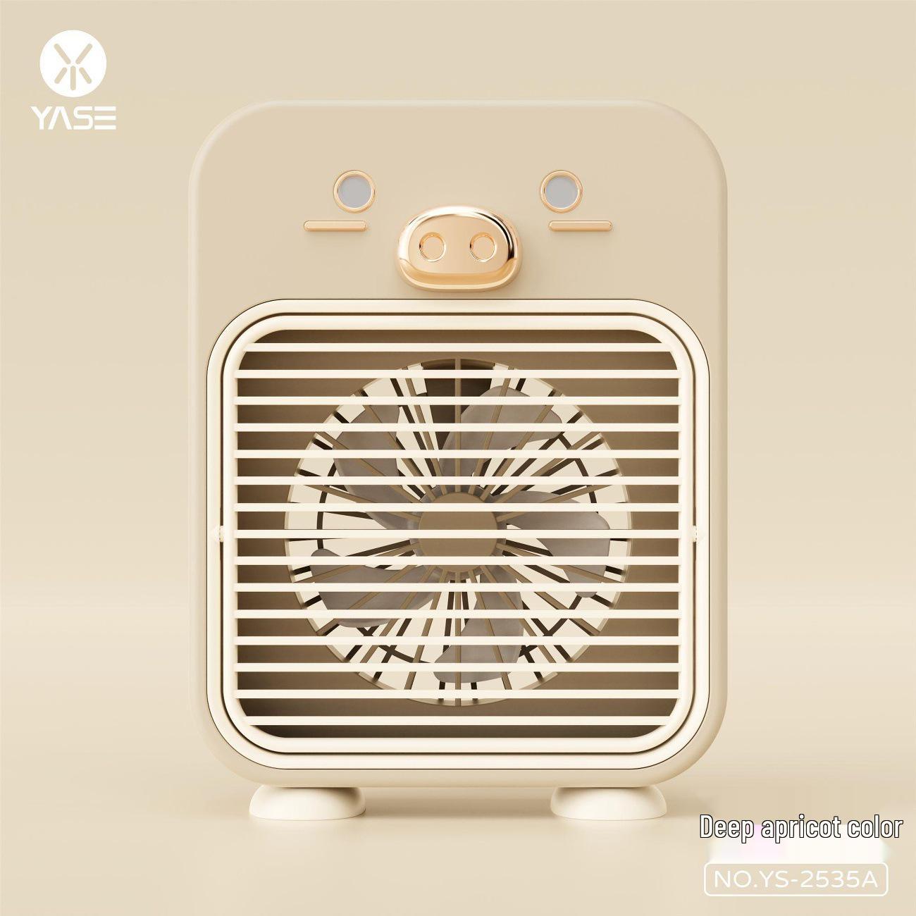 Little Pig USB Rechargeable Handheld Mini Fan - Powerful Wind for Desk, Dorm, or Office Other