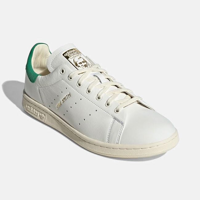 Adidas Originals STAN SMITH LUX Stan Smith Luxury Leather Sneakers IF8844 Shoes Men's Women's [27.0cm-White/Green(IF8844)]