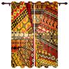 African Traditional Ethnic Style Curtains for Bedroom Living Room Drapes Kitchen Children's Room Window Curtain Home Decor