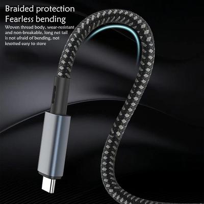 USB4 0 40Gbps Type C To C Cable Fast Charge Cable 60Hz Data Line Professional Adapter for Computers USB4 0 240w