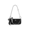 Shoulder Bag [Customized Bag] Moonlight Wild Fun Tindo Plush Cat Decoration, Commuting Simple, Fashionable Silver Chain Butterfly Shadow