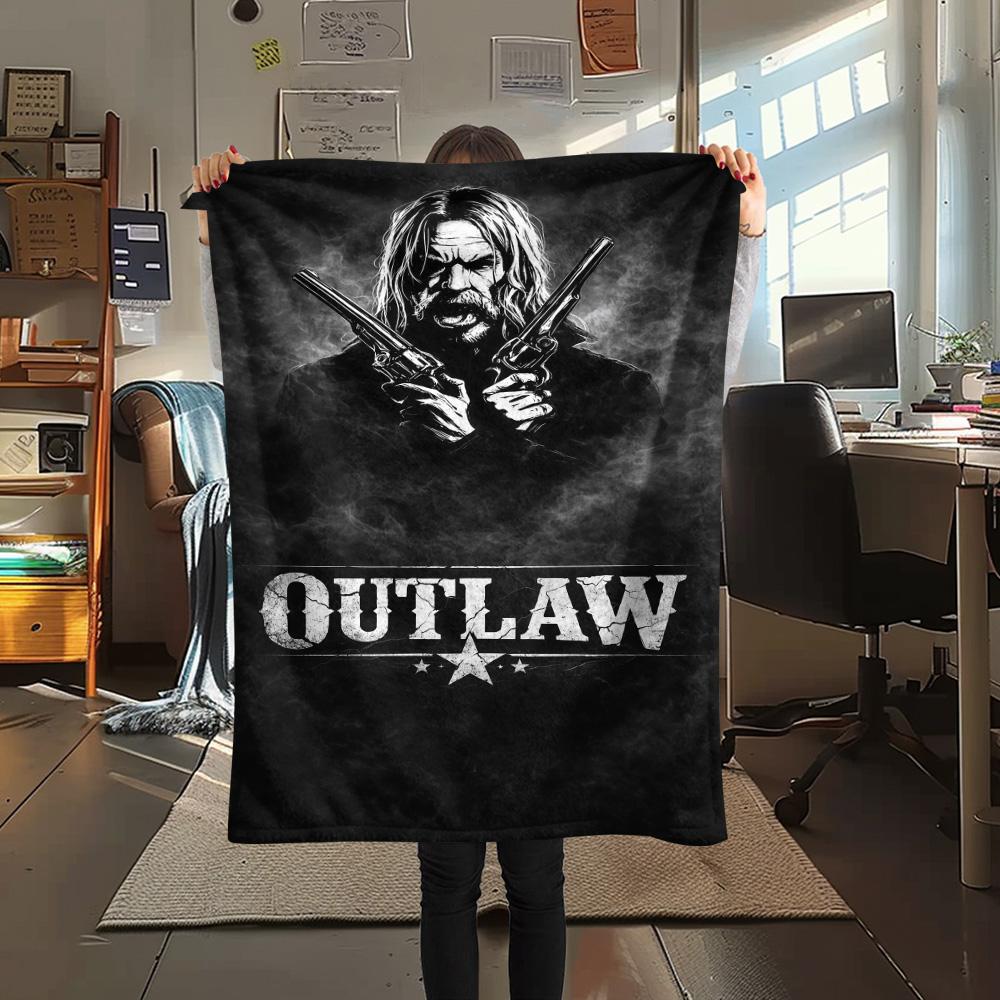 

RDR2 poster Print FlAannel Blanket, High quality Comfortable for All Seasons, Home Decor, Warmth and Comfort 80cm x 120cm