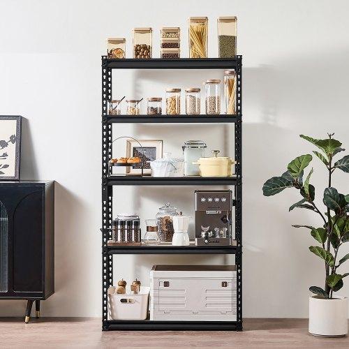 VEVOR Storage Shelves, 2000 Lbs, 5 Tier Garage Storage Shelving