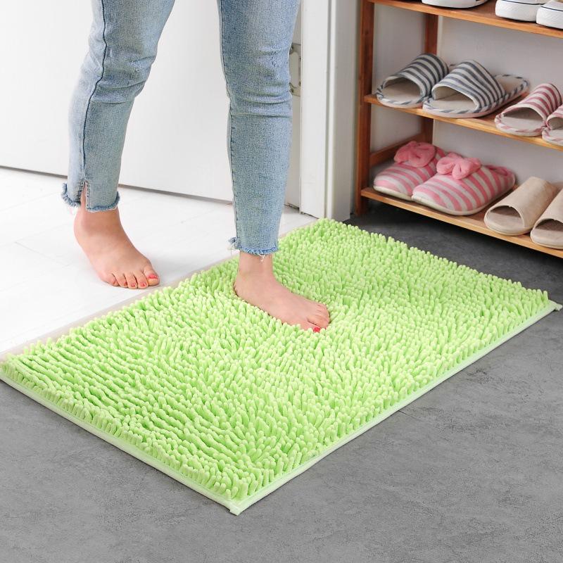 Hot-Selling Chenille Absorbent Anti-Slip Mat for Bedroom, Entrance, Bathroom & Bathtub