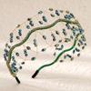 Handmade Sparkling Rhinestone Tiara Elegant Headbands Bride Hair Bands  Women