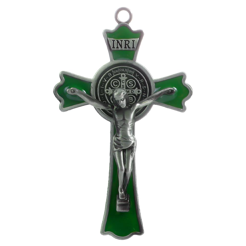 Multi Style St. Benedict's Cross, Jesus Christ Pendant, Religious Prayer Decoration Supplies
