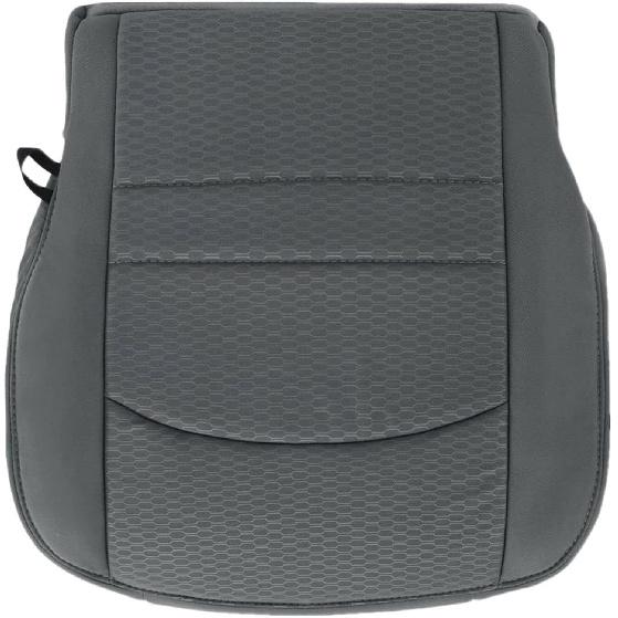 GXARTS Driver Side Bottom Replacement Cloth Seat Cover Gray #X8 Compatible with Dodge Ram 1500 2500 3500 4500 5500 SLT 2013 2014 2015 2016 2017 2018