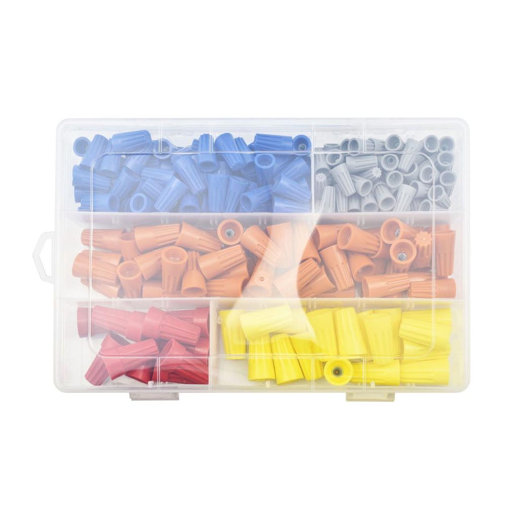 220Pcs Electrical Wire Connectors Screw Terminals Insulating Insert Twist Wire Connectors Caps for Quick Connection
