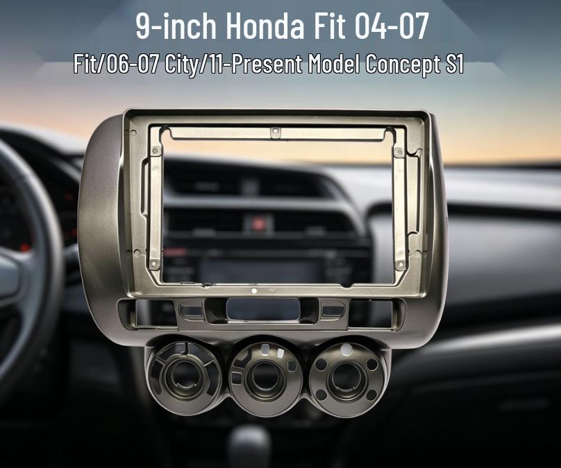 Honda Fit/City/S1 New Concept 9" Smart Navigation Frame (2004-2007 Fit, 2006-2007 City, 2011 S1)