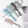 Hair Salon Large Tooth Wide Comb Smoothing Comb Household Oil Head Men'S Back Hollow Comb Styling Tools Barber Accessories
