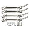Machined Stainless Front Rear Steel Drive Shaft Universal Joint Driveshaft for 1/10 RC Truck SLASH Rustler Stampede Hoss Upgrade