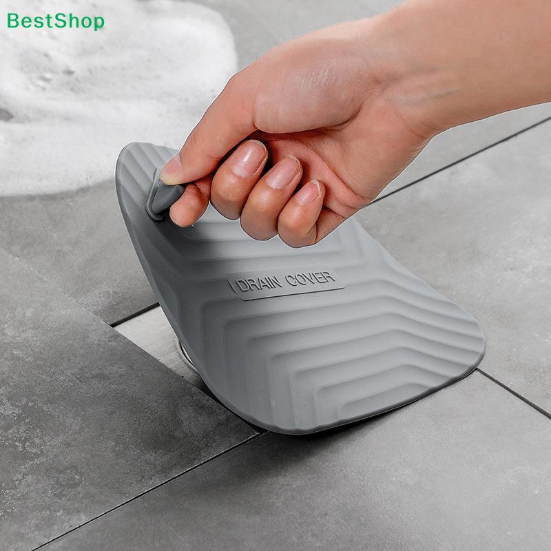 Silicone Floor Drain Cover,Odor Proof Shower Drain Stopper,Reusable Hair Catcher for Bathroom Kitchen Sink