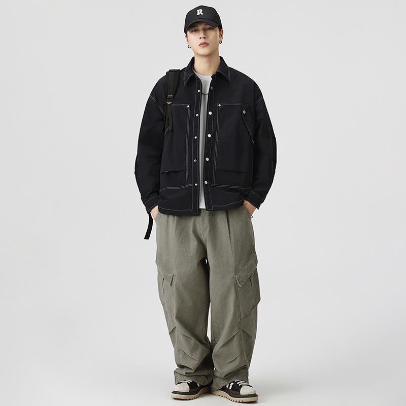 Jacket Men's Color Blocking 2025 Autumn and Winter New Men's Youth Windproof Fashion Casual Top Jacket Trend