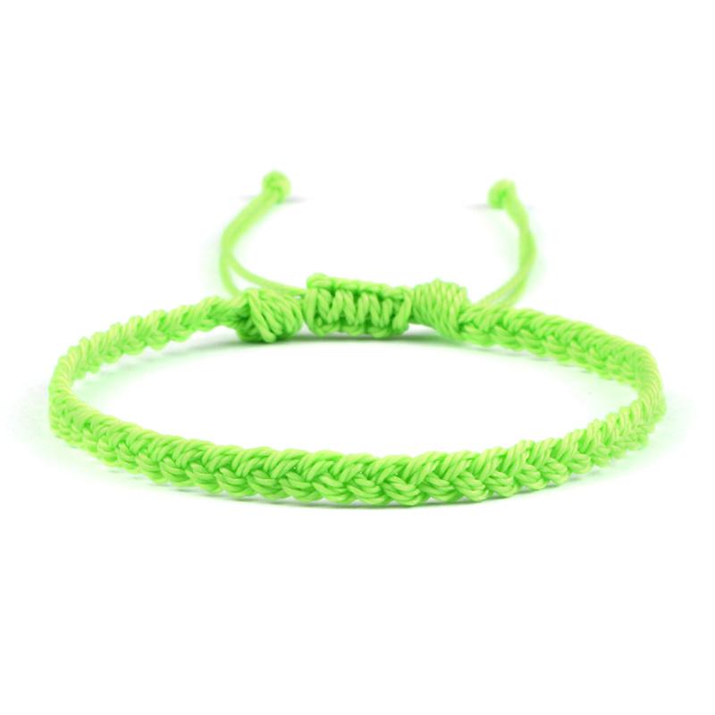 26 Colors Adjustable Woven Friendship Bracelet For Women Men Wax Thread Wrap Rope Knot Bracelets&Bangles Handmade Jewelry Gifts