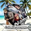 Custom Name Personalized Jujutsu Kaisen Print Umbrella, Auto Open Close, 8‑Rib Sturdy Frame, Commute Camping Hiking Use, Birthday Gift