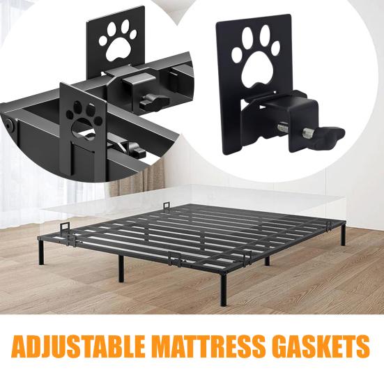 6Pcs Adjustable Non-Slip Mattress Gaskets Metal Mattress Slide Stopper Keep