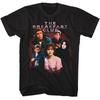 Breakfast Club Group Photo Lockers Black Adult TShirt Summer Unisexs and Womens Loose and Breathable Cotton Tshirt