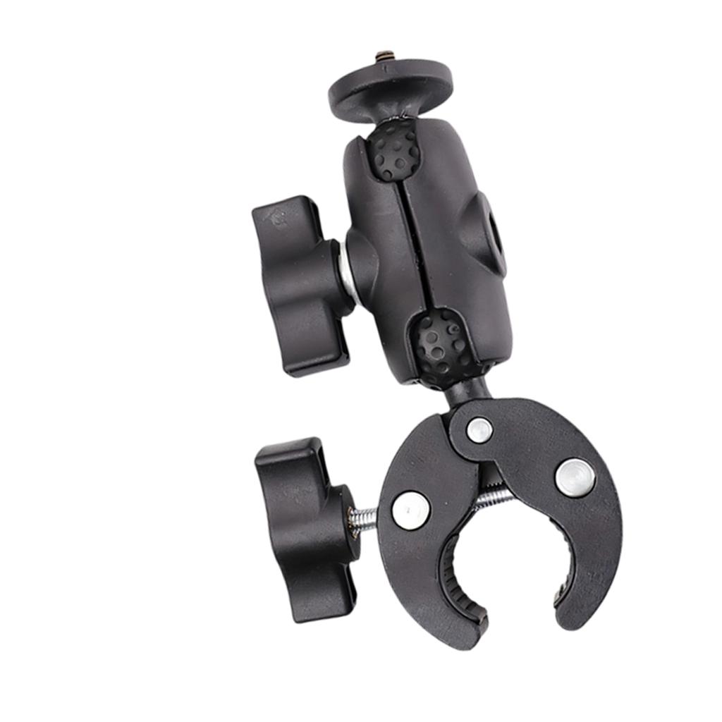 Shockproof Flexible Double Arm Bike Camera Holder for Stable Video Recording with Quick Release and Wide Compatibility