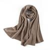 2025 new 100% cashmere scarf spring and summer air conditioner shawl with women's solid color versatile