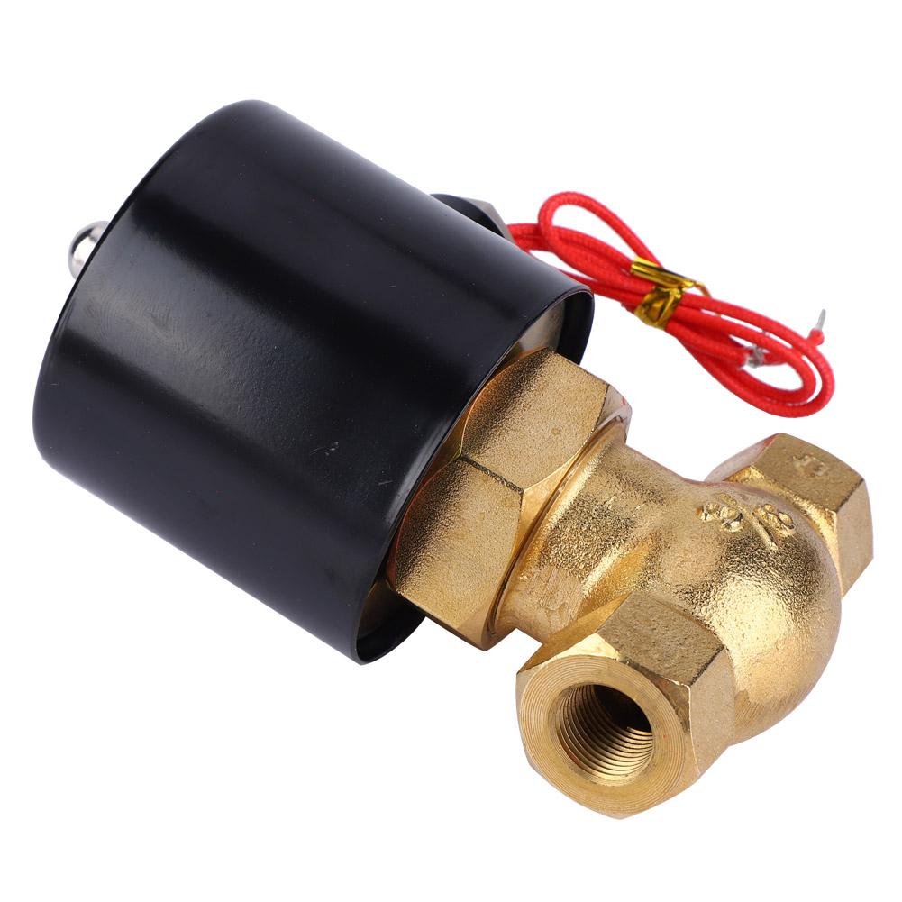 Brass Two Way Normally Closed Solenoid Valve For Air Water Steam(DC24V)