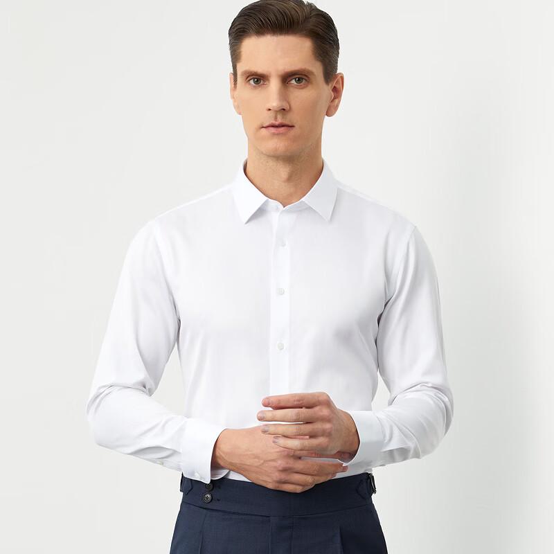 Men s 200S Pure Cotton Non-Iron Business Shirt 40